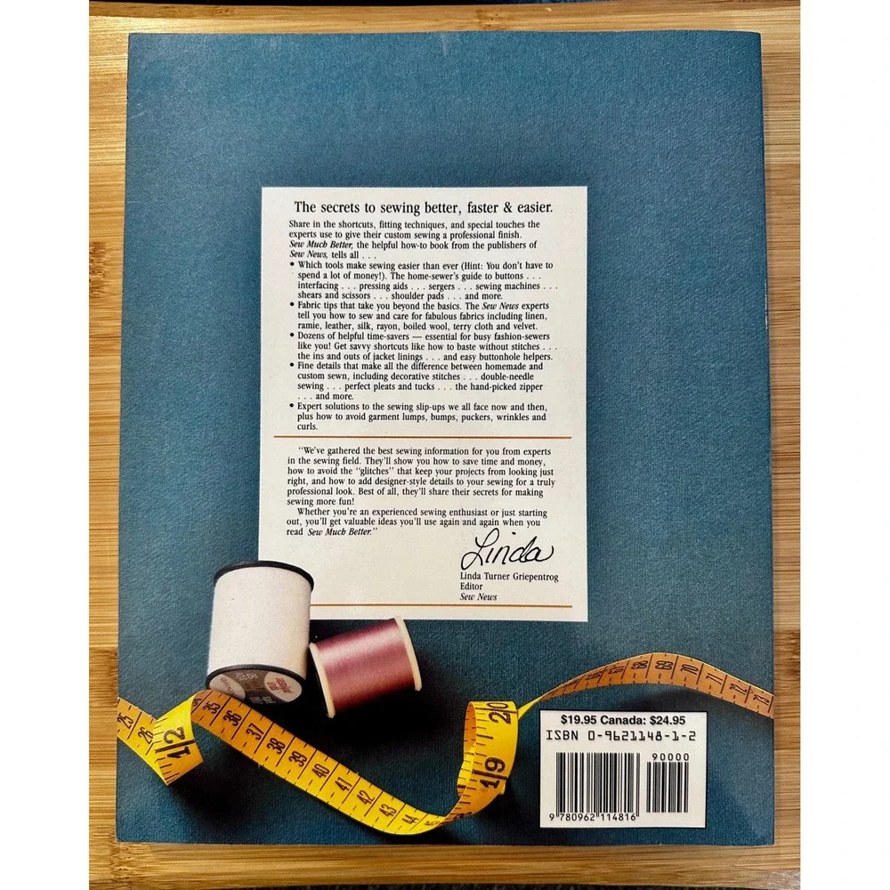 Sew Much Better Professional Secrets to Sewing Faster & Easier Sew News Book
